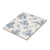 Toile de Jouy Platteland Naadloos Patroon Tegeltje (Zijkant)
