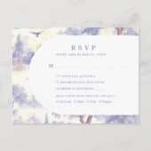 Toile de jouy RSVP-respons Aankondigingskaart (Voorkant)