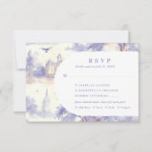Toile de jouy RSVP Response Card (Voorkant)