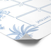 Toile de Jouy Safari Guess de uitgerekende datum k Poster (Hoek)