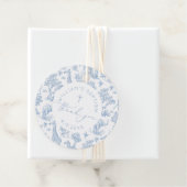 Toile de Jouy Safari Jongensdoop Dank u Bedankjes Labels (In situ)