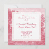 Toile de Jouy Shabby Pink Pastoral Landschap Kaart (Achterkant)