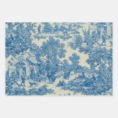 Toile de Jouy stof cadeaupapier vellen (Voorkant 3)