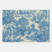 Toile de Jouy stof cadeaupapier vellen (Voorkant 2)