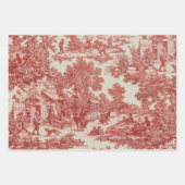 Toile de Jouy-stof Inpakpapier Vel (Voorkant 3)