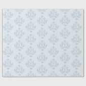 Toile de Jouy Teddybeer baby shower Cadeaupapier (Vlak)