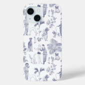 Toile De Jouy Telefoonhoesje Case-Mate iPhone Case (Achterkant)