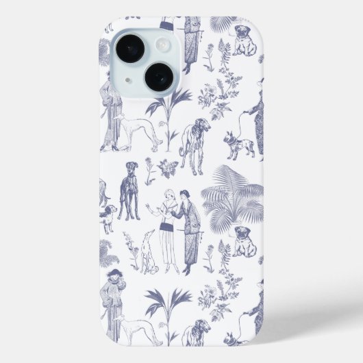 Toile De Jouy Telefoonhoesje Case-Mate iPhone Case (Achterkant)