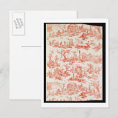 Toile de Jouy, ter illustratie van de processen va Briefkaart (Voorkant / Achterkant)