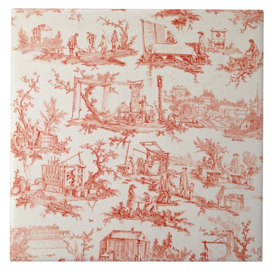 Toile de Jouy, ter illustratie van de processen va Tegeltje (Voorkant)