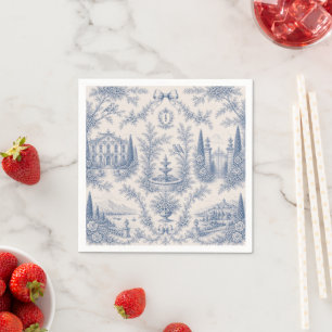 Toile de Jouy Venue Story Trouw Papieren Servetten