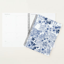 Toile-De-Jouy Vintage Frans Patroon Planner