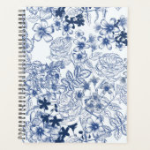 Toile-De-Jouy Vintage Frans Patroon Planner (Voorkant)