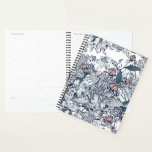 Toile-De-Jouy Vintage Frans Patroon Planner