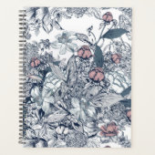 Toile-De-Jouy Vintage Frans Patroon Planner (Voorkant)