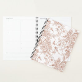 Toile-De-Jouy Vintage Frans Patroon Planner