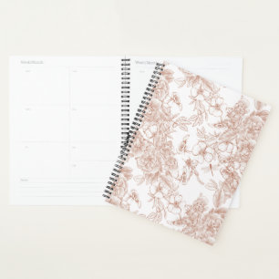 Toile-De-Jouy Vintage Frans Patroon Planner