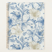 Toile-De-Jouy Vintage Frans Patroon Planner (Voorkant)