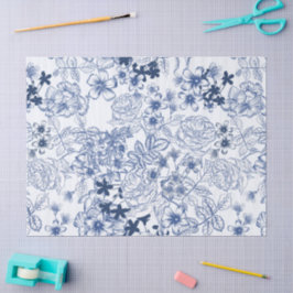 Toile-De-Jouy Vintage Frans Patroon Tissuepapier