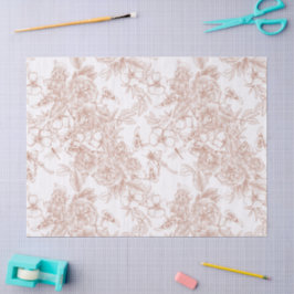 Toile-De-Jouy Vintage Frans Patroon Tissuepapier