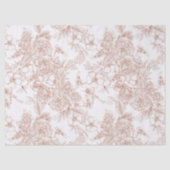 Toile-De-Jouy Vintage Frans Patroon Tissuepapier (Voorkant)
