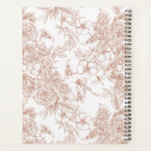 Toile-De-Jouy Vintage French Pattern Planner (Achterkant)