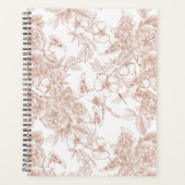 Toile-De-Jouy Vintage French Pattern Planner (Voorkant)