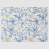 Toile-De-Jouy Vintage French Pattern Tissuepapier (Voorkant)