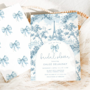 Toile de Jouy Vrijgezellenfeest Franse boog Parijs Kaart