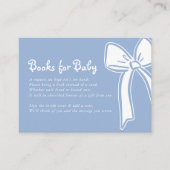 Toile De Jouy Whimsical Blue Boeken voor Baby Informatiekaartje (Voorkant)