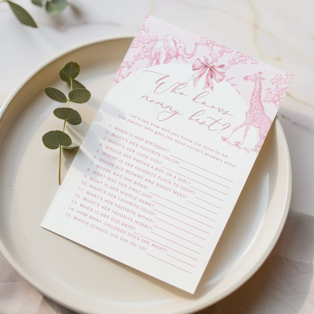 Toile de Jouy Who kows mommy best game (Creator heeft geüpload)