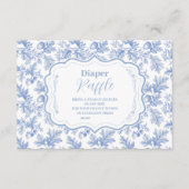 Toile De Jouy Woodland Diapper Raffle Informatiekaartje (Voorkant)
