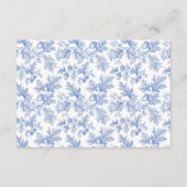Toile De Jouy Woodland Diapper Raffle Informatiekaartje (Achterkant)