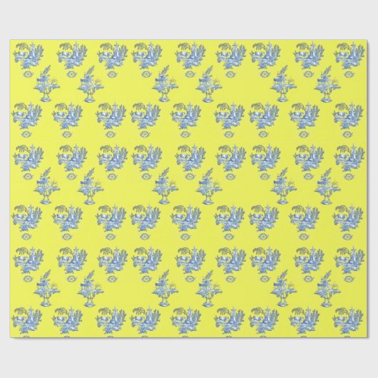 Toile de Jouy Wrapping Paper Cadeaupapier (Vlak)