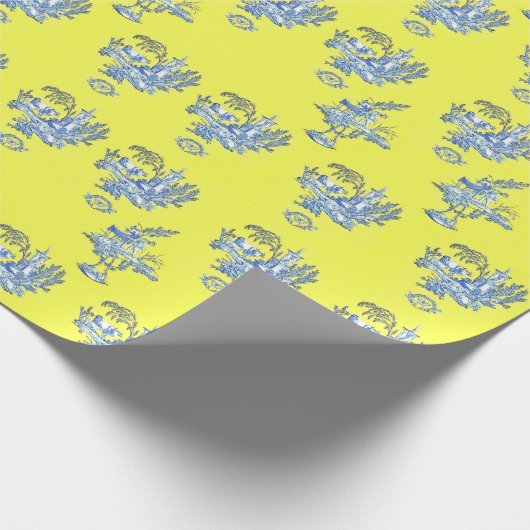 Toile de Jouy Wrapping Paper Cadeaupapier (Hoek)