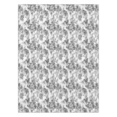 Toile de jouy, zwart en wit, porselein, tafelkleed (Voorkant)