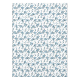 Toile de Joy. Floral. Blauw. Tafelkleed