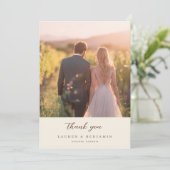 Toile de Romance Wedding Bedankkaart (Staand voorkant)