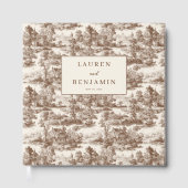 Toile de Romance Wedding Gastenboek (Voorkant)