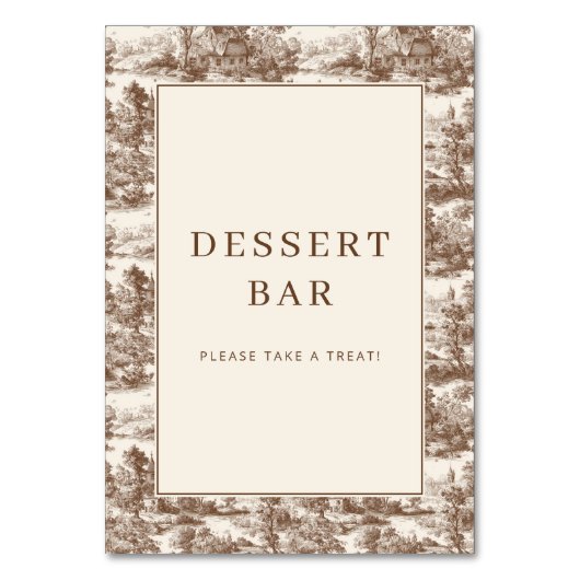 Toile de Romance Wedding Kaart (Achterkant)