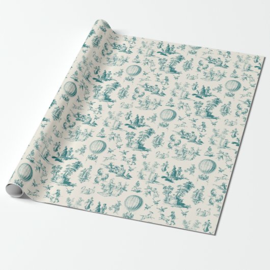 Toile du jouy cadeaupapier (Uitgerold)