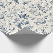 Toile du Jouy wrapping paper Cadeaupapier (Hoek)