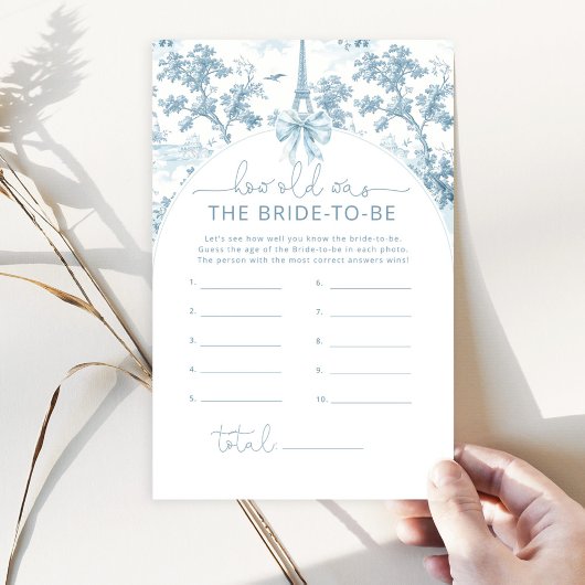 Toile Eiffeltoren Hoe oud was het bruidsspel