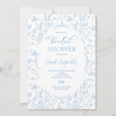 Toile Floral Vrijgezellenfeest Kaart (Voorkant)
