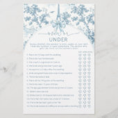 Toile Frans over of onder vrijgezellenfeest spel (Voorkant)