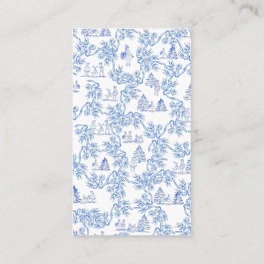 Toile French roze Girl Baby shower Books for Baby Informatiekaartje (Achterkant)