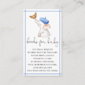 Toile French roze Girl Baby shower Books for Baby Informatiekaartje (Voorkant)