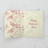 Toile Heart Valentijn Feestdagen Kaart (Binnen)