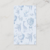 Toile heteluchtballon boeg Boeken voor baby ticket Informatiekaartje (Achterkant)