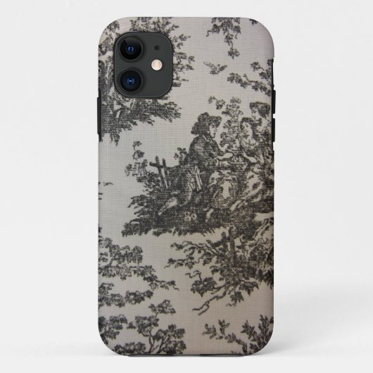 Toile in zwart-wit Case-Mate iPhone case (Achterkant)
